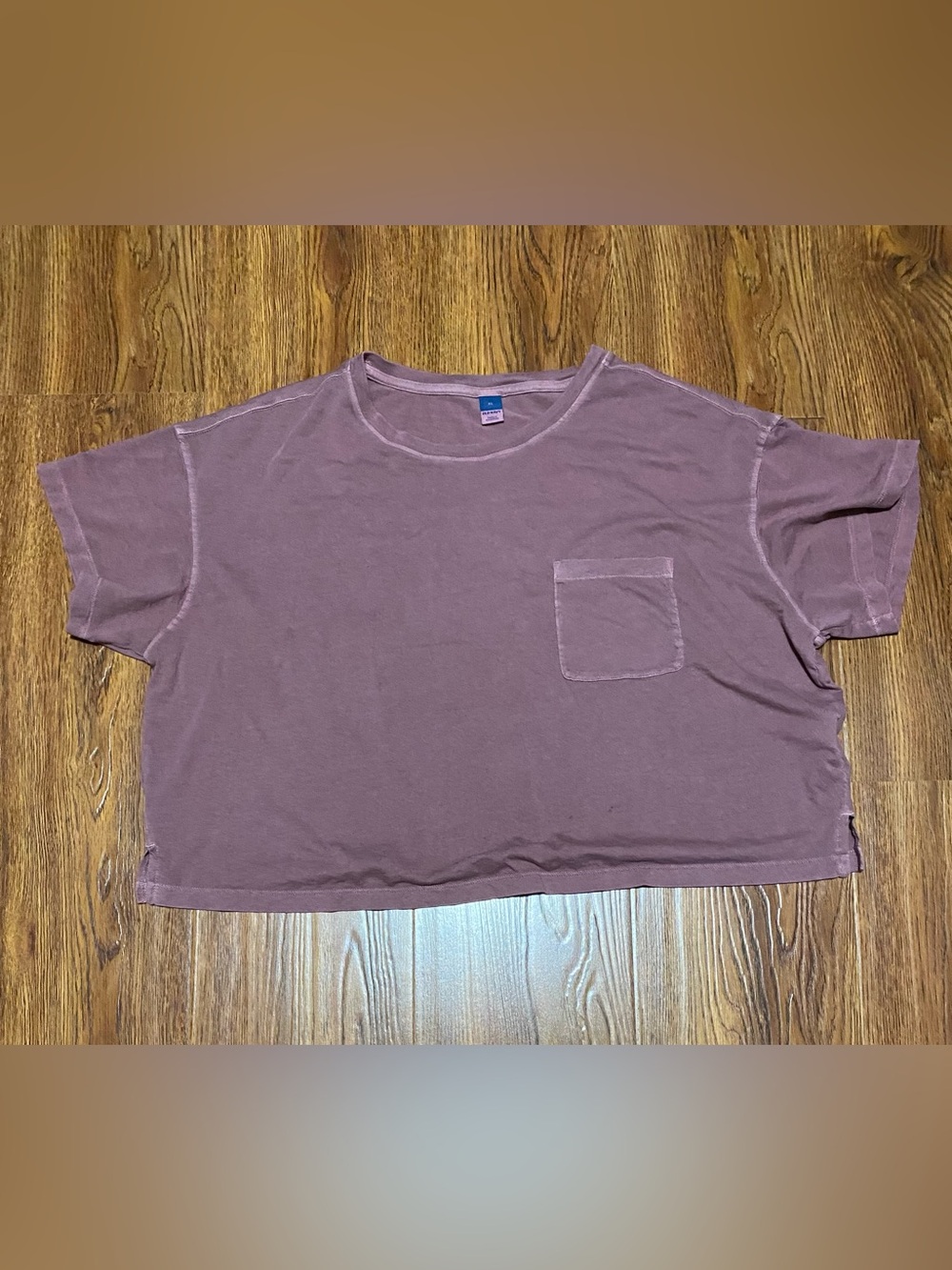 Old Navy Cropped Short-Sleeve Pocket Tee Size Size XL